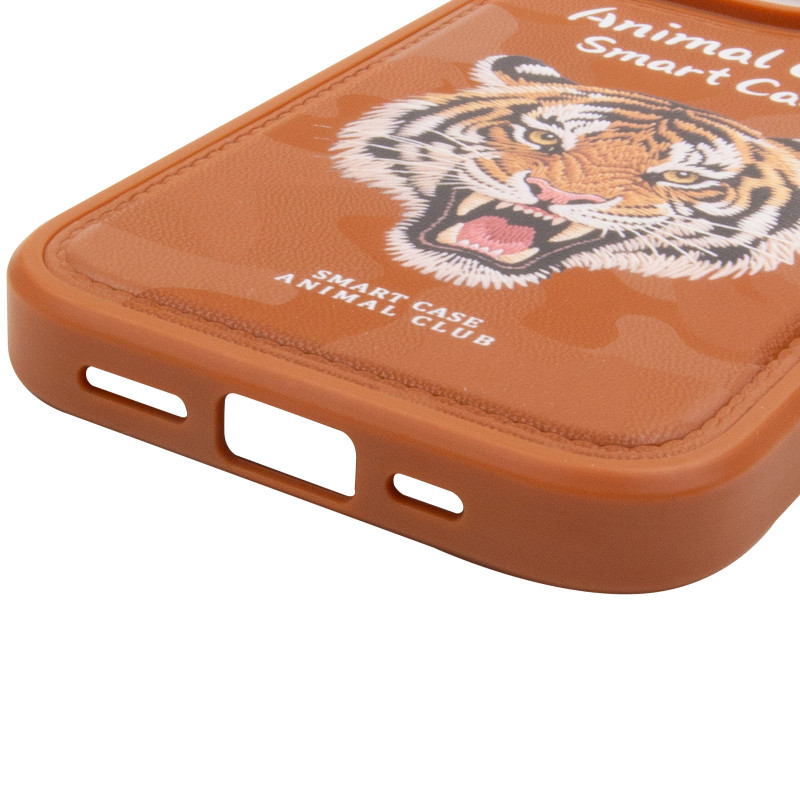 Купить TPU+PC чехол Animal Club для Apple iPhone 17 Pro Max (6.9") (Chocolate Brown) на vchehle.ua