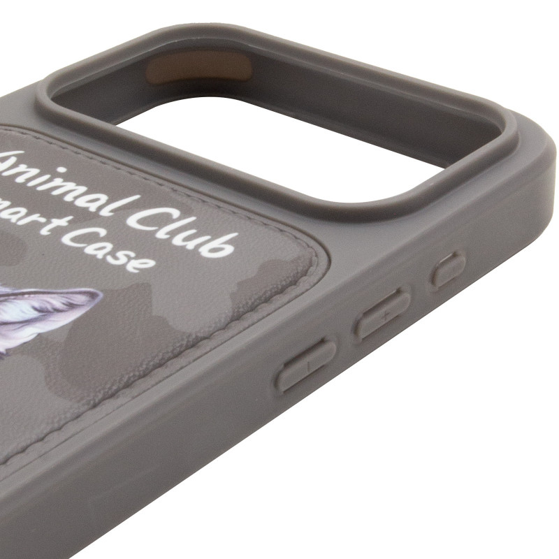 TPU+PC чехол Animal Club для Apple iPhone 17 Pro Max (6.9") (Titanium Gray) в магазине vchehle.ua