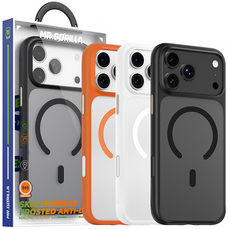 TPU+PC чехол Blueo Skin Friendly Frosted with Magnetic Safe для Apple iPhone 17 Pro / 18 Pro (6.3")