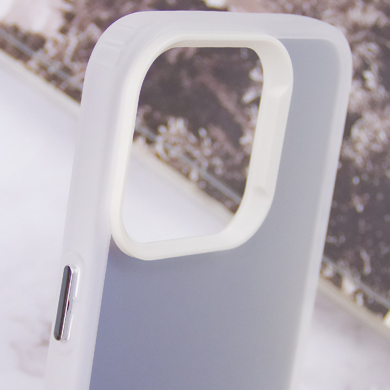 Фото TPU+PC чехол Magic glow with protective edge для Apple iPhone 15 Pro Max (6.7") (White) в магазине vchehle.ua