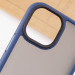 Купити TPU+PC чохол Metal Buttons на Apple iPhone 13 / 14 (6.1") (Синій / Navy Blue) на vchehle.ua