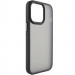 Фото TPU+PC чехол Metal Buttons для Apple iPhone 14 Pro Max (6.7") (Черный / Black) в магазине vchehle.ua