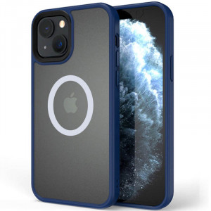 TPU+PC чехол Metal Buttons with Magnetic Fit для iPhone 13