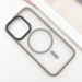 Фото TPU+PC чехол Metal Buttons with Magnetic Safe для Apple iPhone 16 Pro (6.3") (Серый / Grey) на vchehle.ua