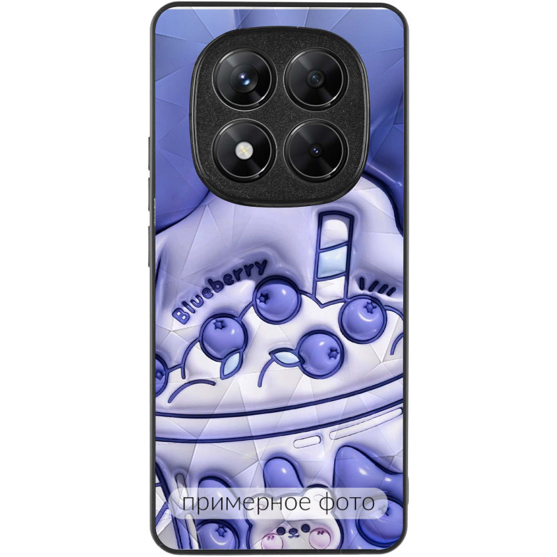 Фото TPU+PC чехол Prisma Fluffie для Xiaomi Redmi Note 14 4G (Int. version) (Blueberry) на vchehle.ua