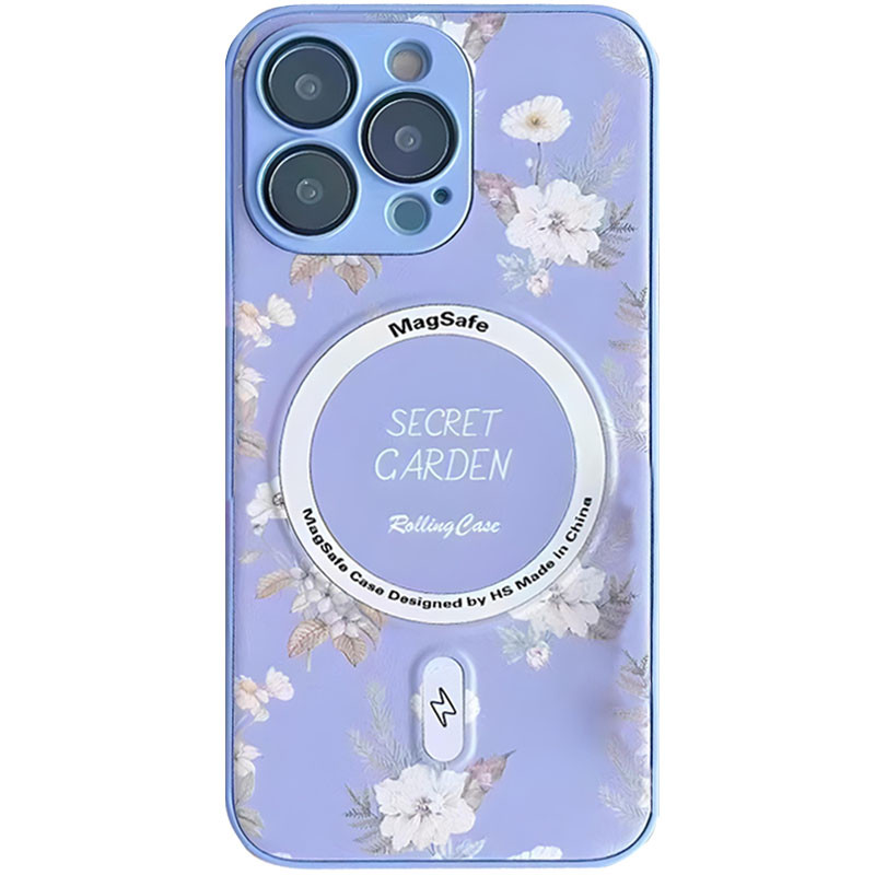 TPU+PC чехол Secret with Magnetic Fit для Apple iPhone 15 Pro Max (6.7") (Lilac)