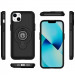 TPU+Textured PC Magnet для Apple iPhone 13 / 14 (6.1") (Black) в магазине vchehle.ua