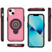 TPU+Textured PC Magnet для Apple iPhone 13 / 14 (6.1") (Pink) в магазине vchehle.ua