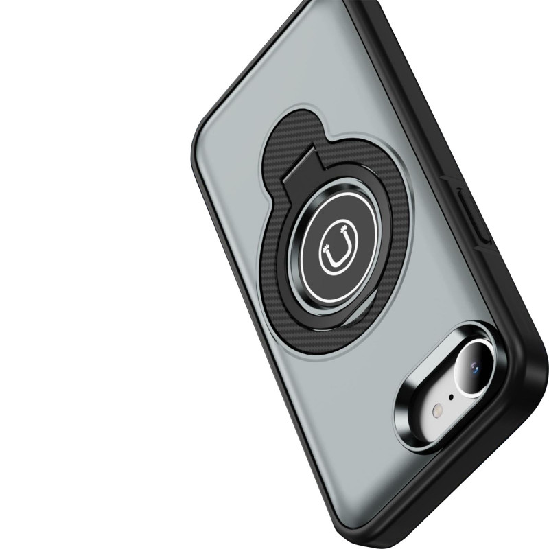 TPU+Textured PC Magnet для Apple iPhone 16e / 17e (6.1") (Grey) в магазине vchehle.ua