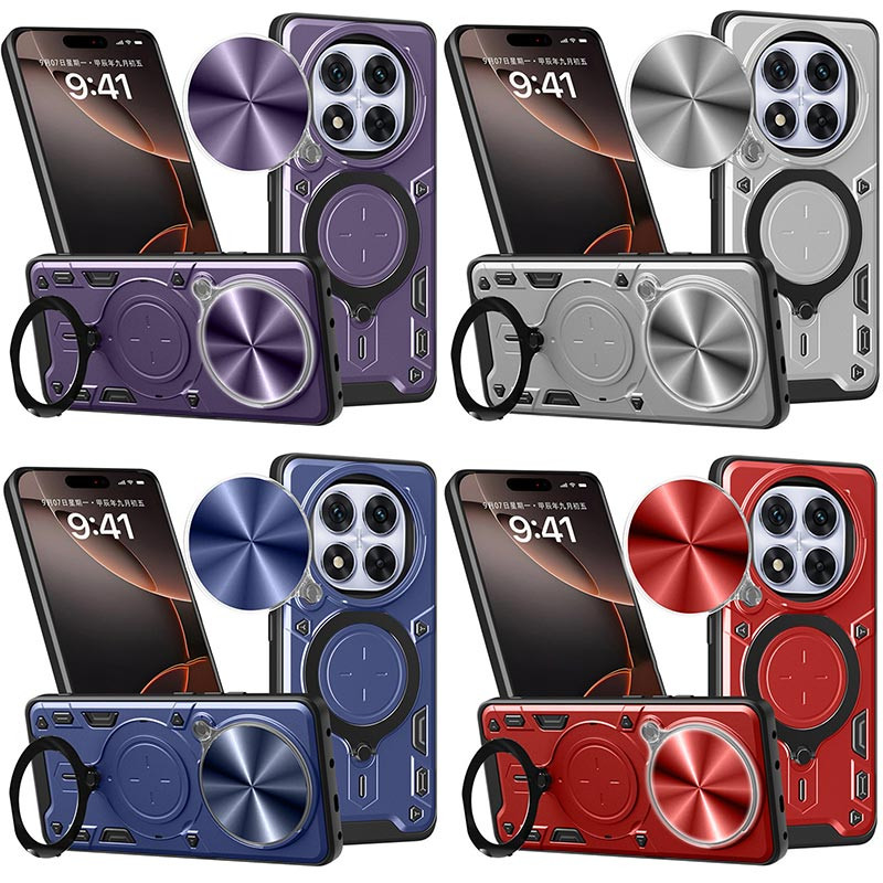 Ударопрочный чехол Bracket case with Magnetic для Xiaomi Redmi Note 14 Pro+ 5G