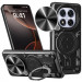 Ударопрочный чехол Bracket case with Magnetic для Xiaomi Redmi Note 14 Pro+ 5G (Black)