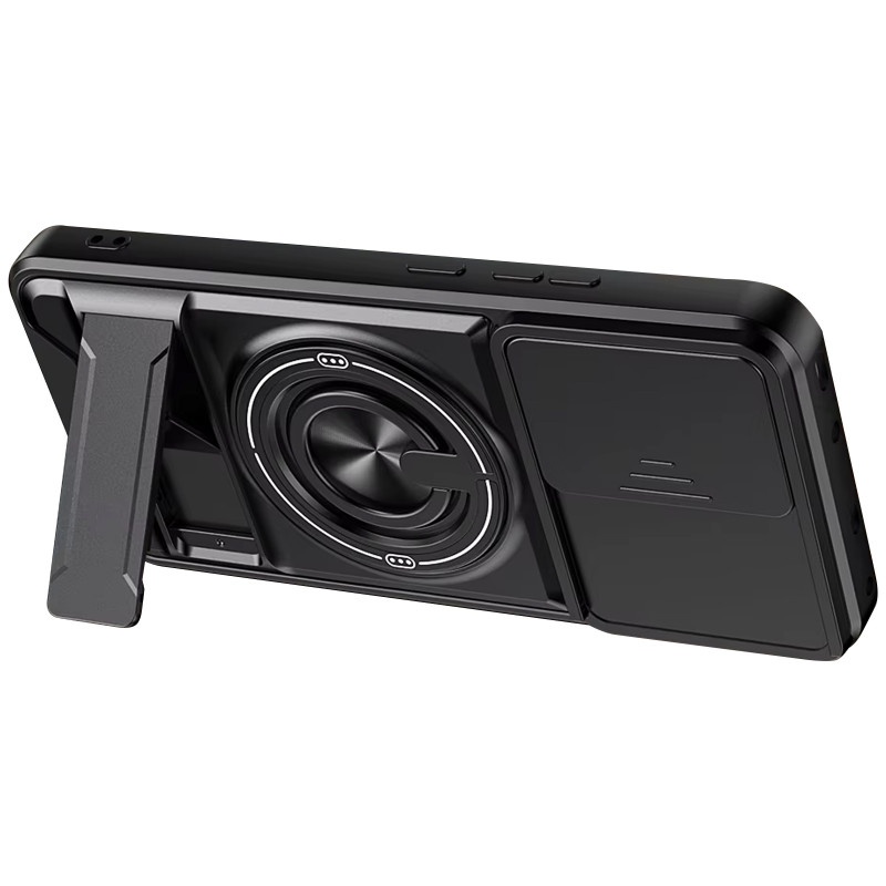 Фото Ударопрочный чехол Camshield StandRing case для Oppo A6 Pro 4G/5G (Black) на vchehle.ua