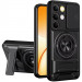 Ударопрочный чехол Camshield StandRing case для Realme C85 (Black)