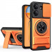 Удароміцний чохол Camshield StandRing case на Xiaomi Redmi 13C / Poco C65 (Orange)