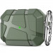 Ударопрочный футляр Titan Armor для наушников Airpods Pro 2 / Pro (Green)