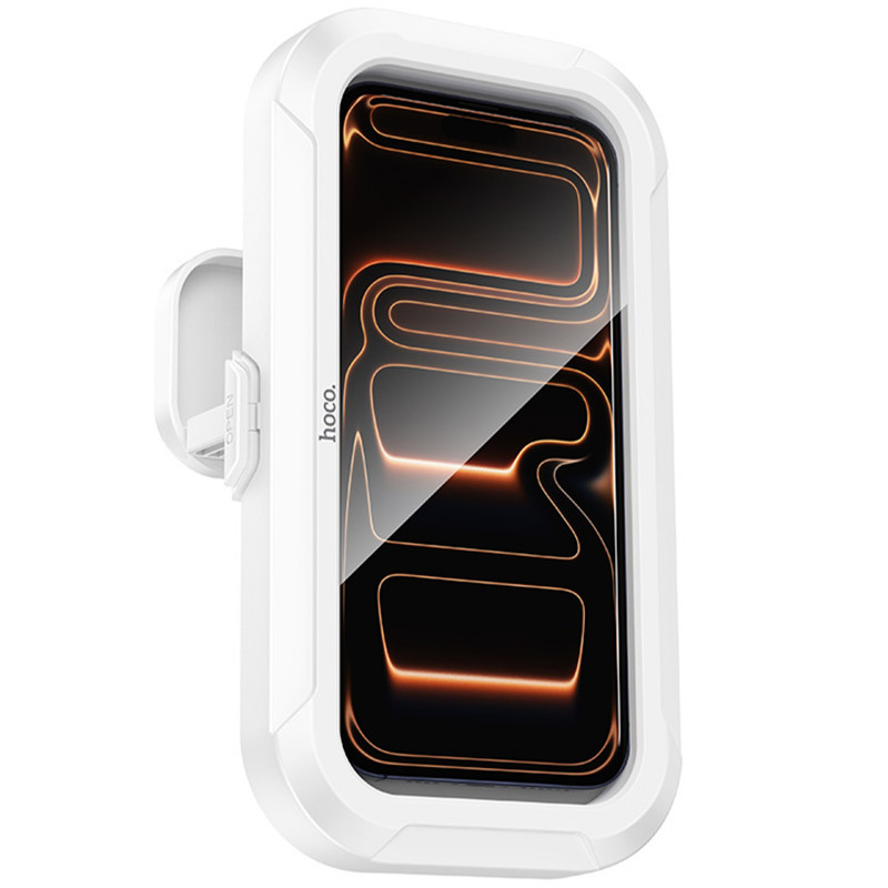 Купить Водонепроницаемый держатель Hoco HD16 Wave настенный (White) на vchehle.ua