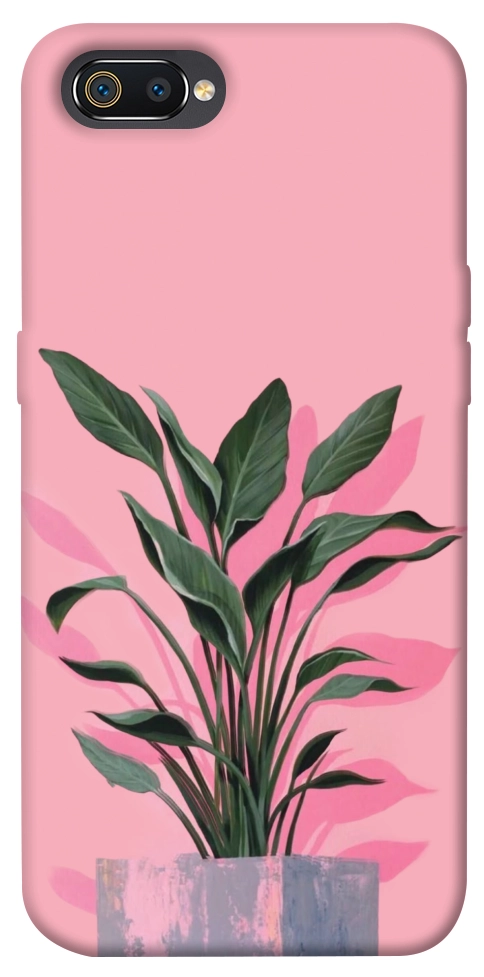 Чохол Pink plant для Realme C2