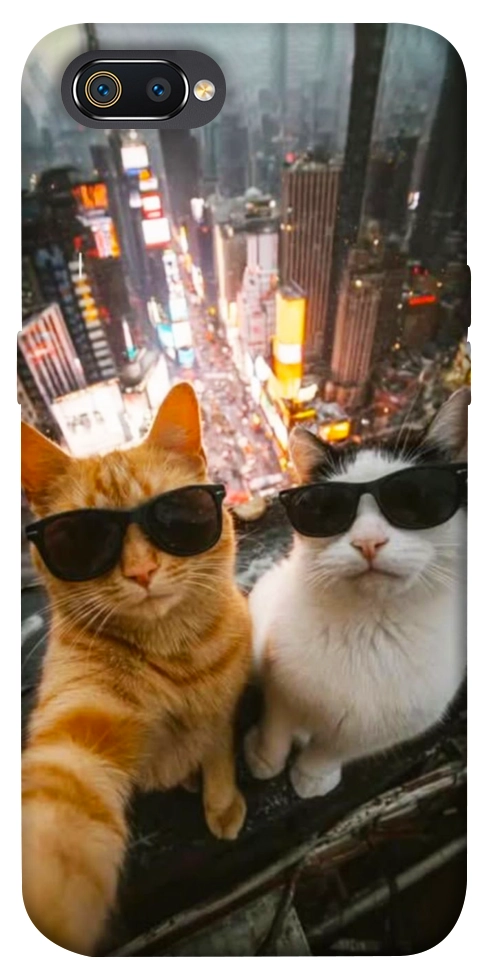 Чохол Cool cats city для Realme C2