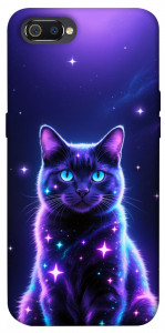 Чохол Galaxy purple cat для Realme C2