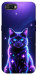 Чохол Galaxy purple cat для Realme C2