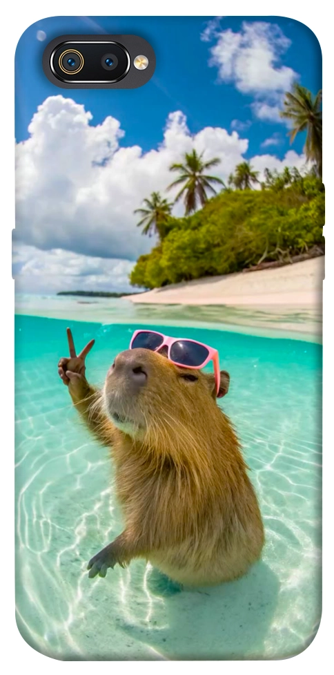 Чохол Сapybara vacation для Realme C2