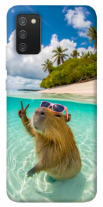 Чехол Сapybara vacation для Galaxy A02s