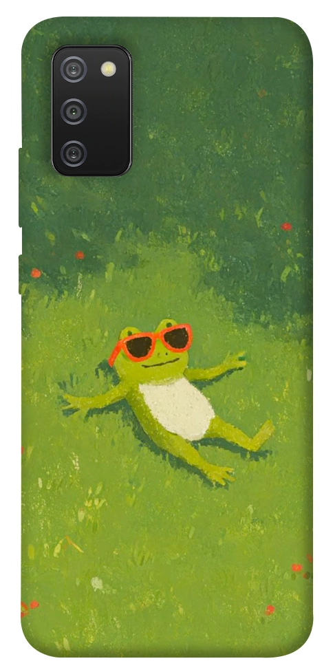 Чехол Лягушачий chill для Galaxy A02s