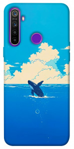 Чехол Whale view для Realme 5