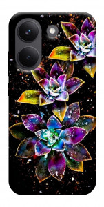 Чехол Flowers on black для Xiaomi Poco X8 Pro