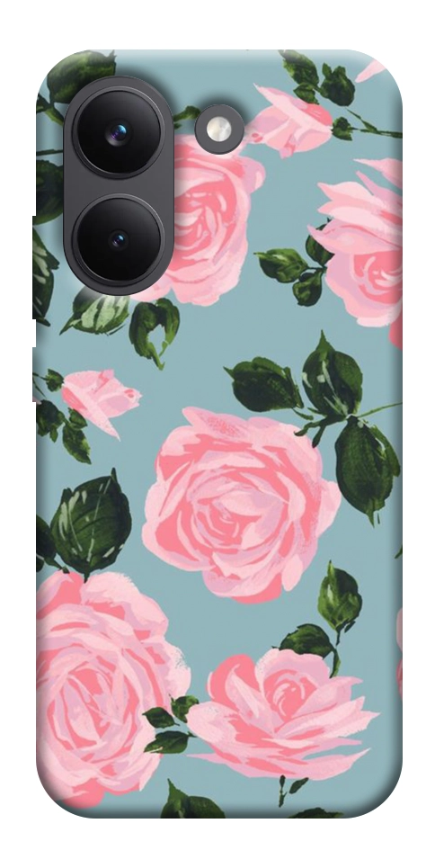 Чехол Розовый принт для Xiaomi Poco X8 Pro