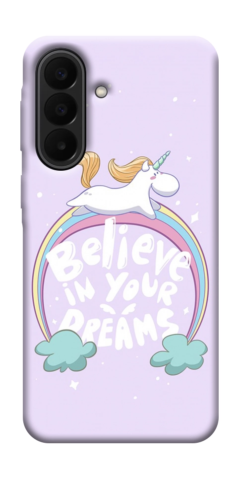Чехол Believe in your dreams unicorn для Galaxy A27