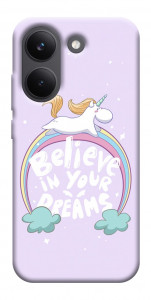 Чехол Believe in your dreams unicorn для Xiaomi Poco X8 Pro