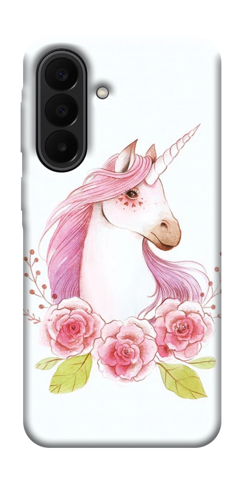 Чехол Единорог с цветами для Galaxy A27