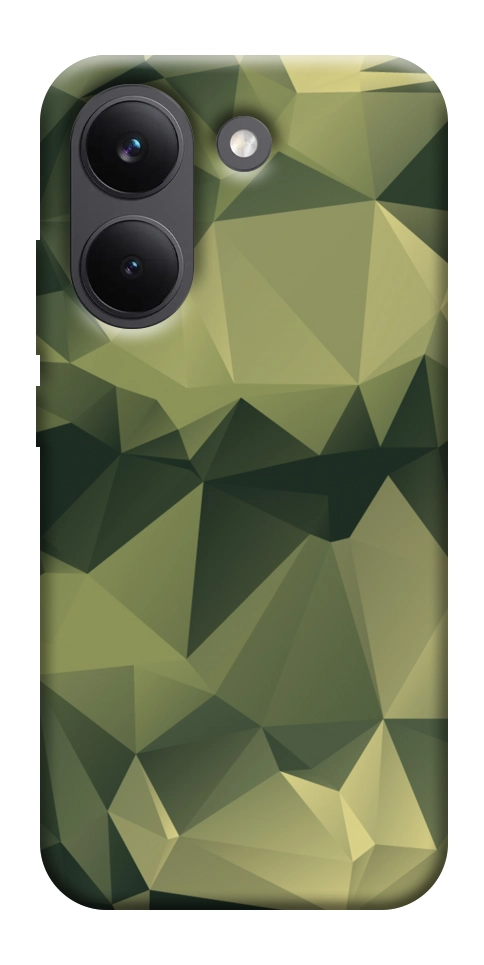Чехол Треугольный камуфляж 2 для Xiaomi Poco X8 Pro