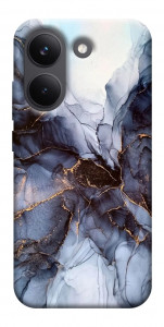 Чехол Черно-белый мрамор для Xiaomi Poco X8 Pro