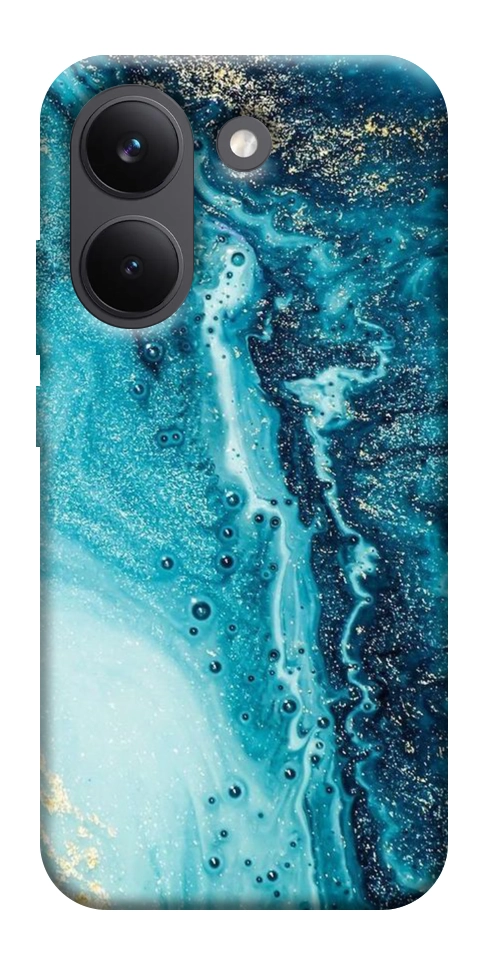 Чехол Голубая краска для Xiaomi Poco X8 Pro