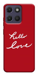 Чохол Hello love для Motorola Moto G17