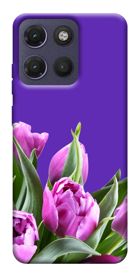 Чохол Тюльпани для Motorola Moto G17