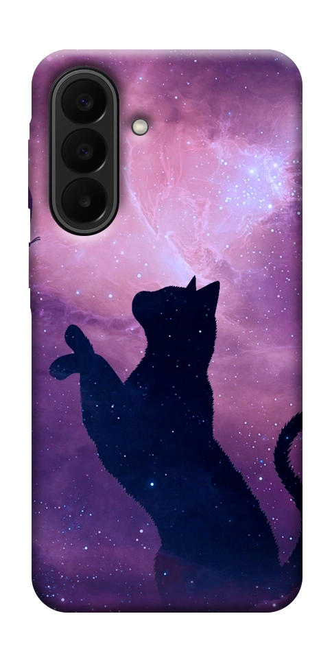 Чехол Кот и бабочка для Galaxy A27