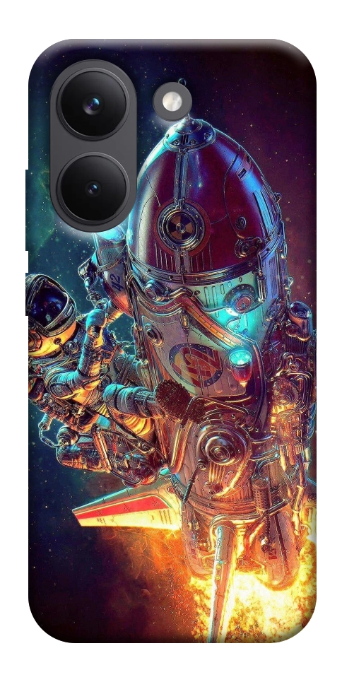 Чехол Космический корабль для Xiaomi Poco X8 Pro