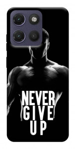 Чохол Never give up для Motorola Moto G17
