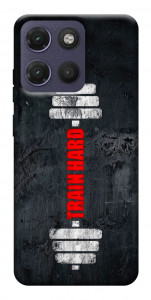 Чохол Train hard для Motorola Moto G17