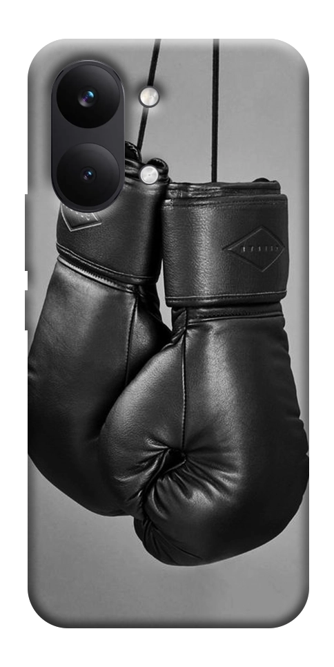 Чехол Черные боксерские перчатки для Xiaomi Poco X8 Pro Max