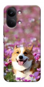 Чехол Корги в цветах для Xiaomi Poco X8 Pro Max
