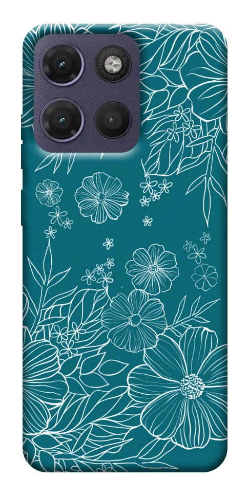 Чохол Botanical illustration для Motorola Moto G17