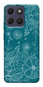Чохол Botanical illustration для Motorola Moto G17