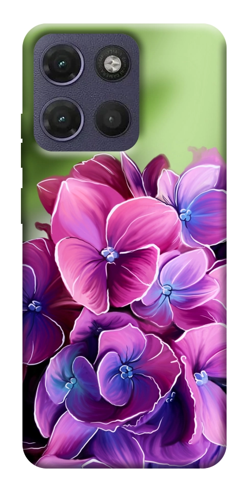 Чохол Мереживна гортензія для Motorola Moto G17
