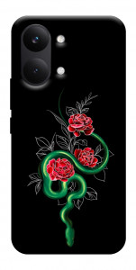 Чехол Snake in flowers для Xiaomi Poco X8 Pro Max