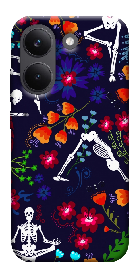 Чехол Yoga skeletons для Xiaomi Poco X8 Pro