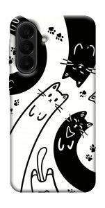 Чехол Черно-белые коты для Galaxy A27